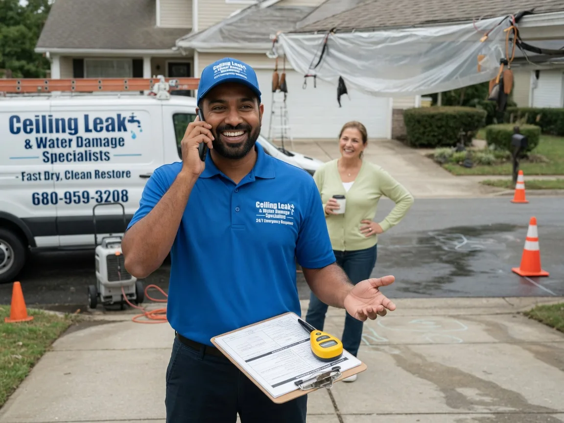 Ceiling Leak Cleanup Alpine, NJ FAQs